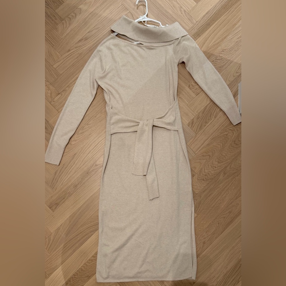 Bailey 44 Tan Long Sleeve Dress